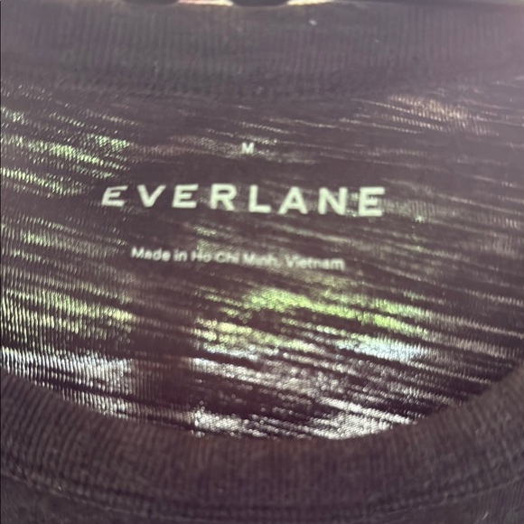Everlane Black Short Sleeve Tee Casual Essential Medium - Picture 2 of 4